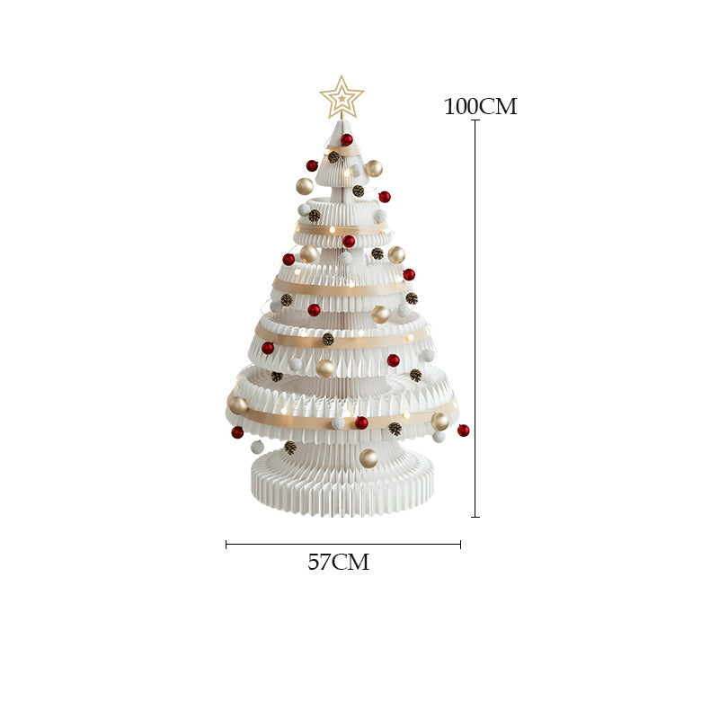 紙製クリスマスツリー