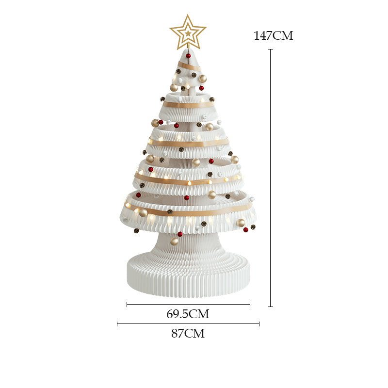 紙製クリスマスツリー