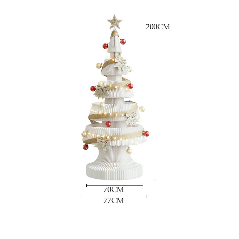 紙製クリスマスツリー