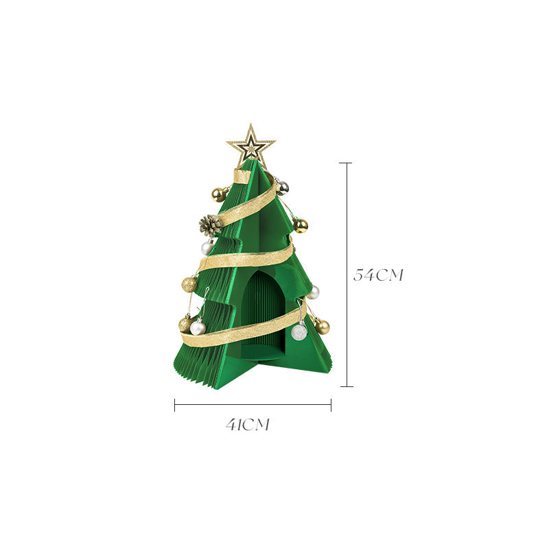 紙製クリスマスツリー