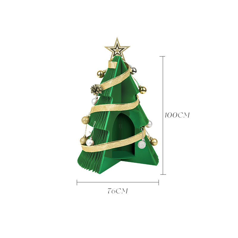 紙製クリスマスツリー