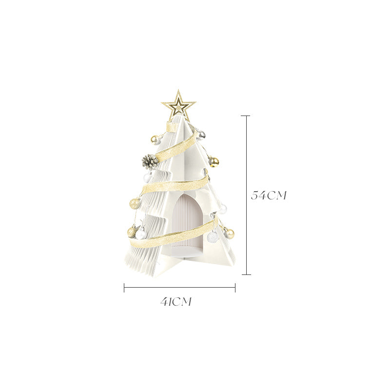 紙製クリスマスツリー