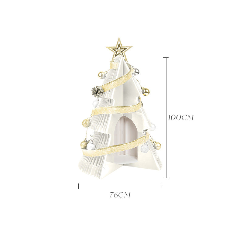 紙製クリスマスツリー
