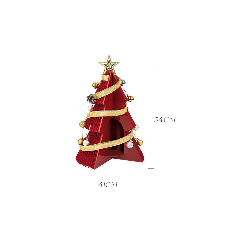 紙製クリスマスツリー