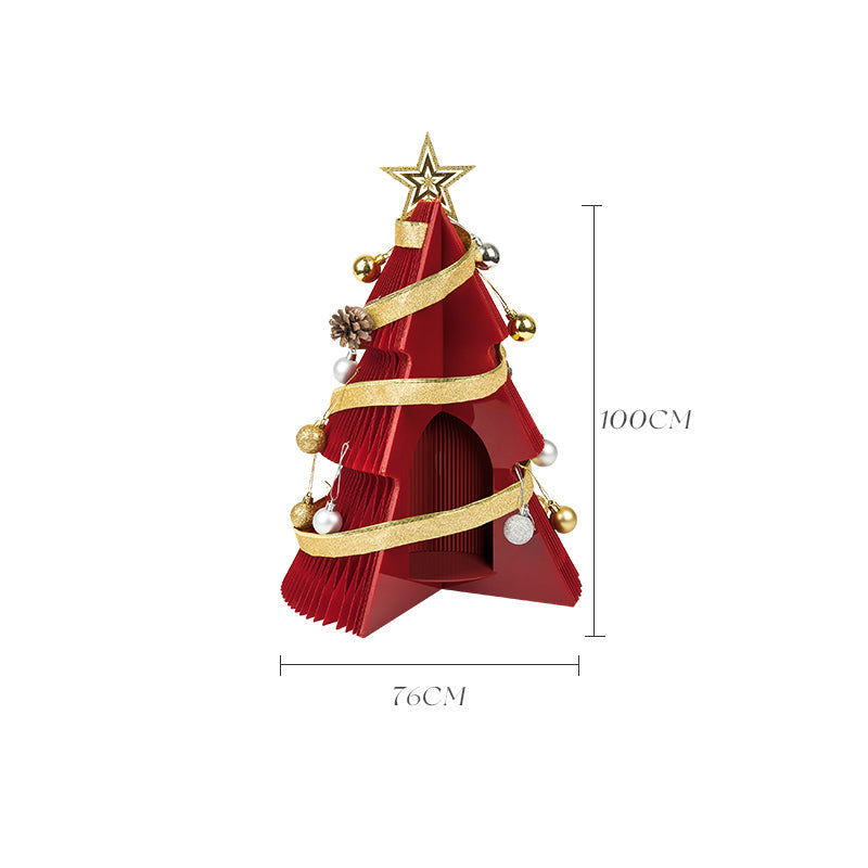 紙製クリスマスツリー