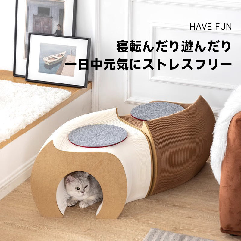 Cat tunnel bench