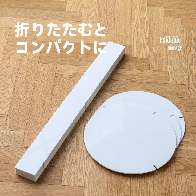 クラフト紙円筒デザインシェルフ