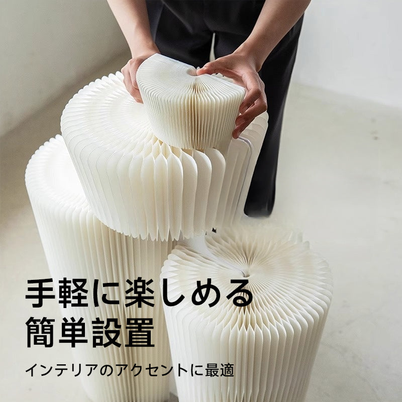 クラフト紙円柱ディスプレイ