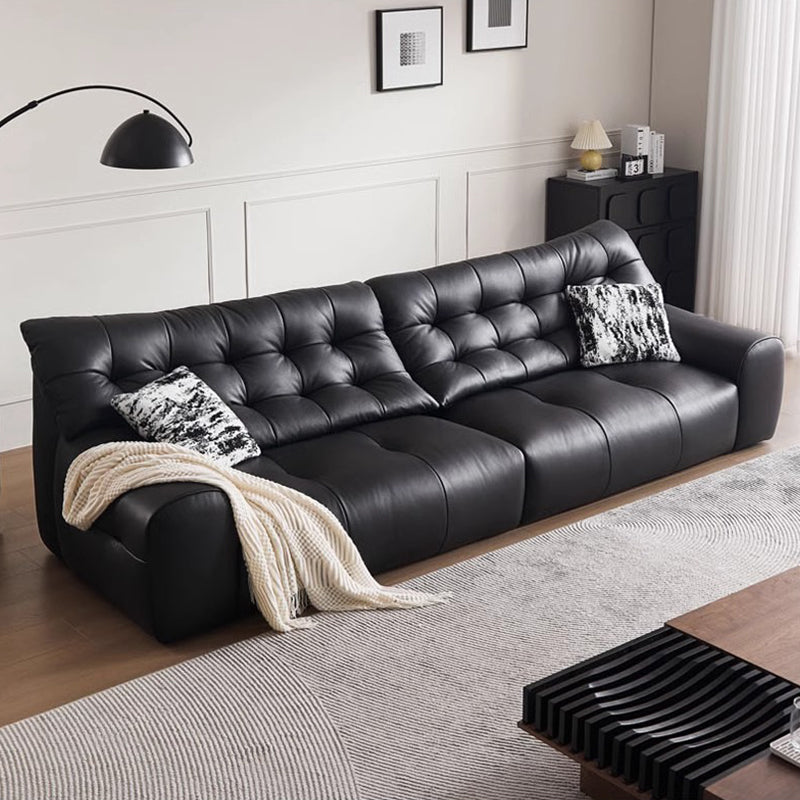 Semi-aniline leather all-in-one relax sofa