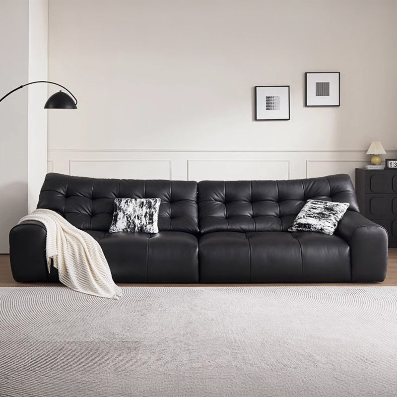 Semi-aniline leather all-in-one relax sofa