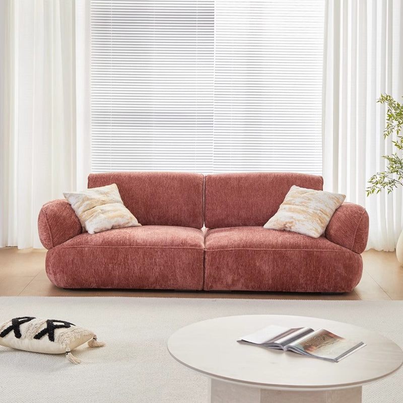 Modular chenille sofa