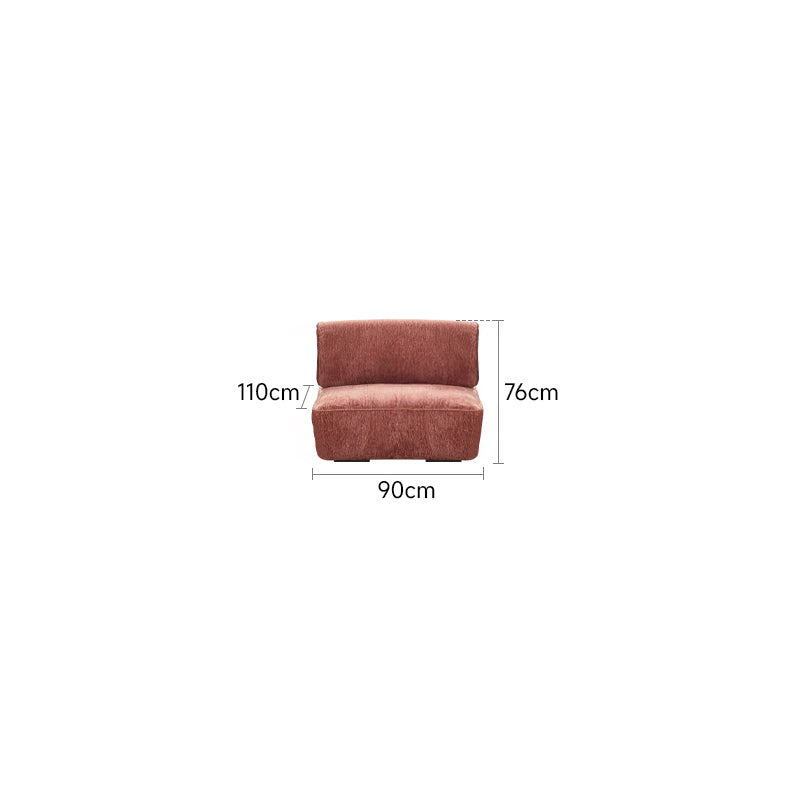 Modular chenille sofa