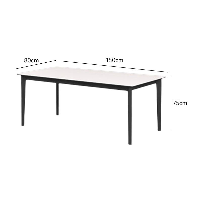 Japanese style natural wood dining table