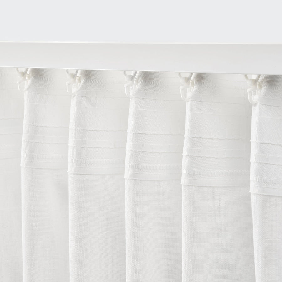 Silverlönn Brun IKEA(イケア) SILVERLÖNN(スィルヴェロン)レースカーテン - MIRUMU