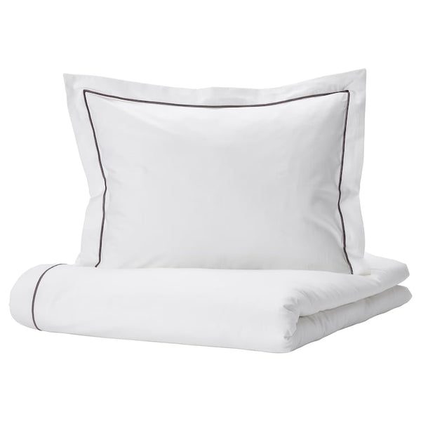 SILVERTISTEL duvet cover and pillowcase