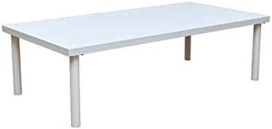 Simple modern 120cm wide steel leg free low table