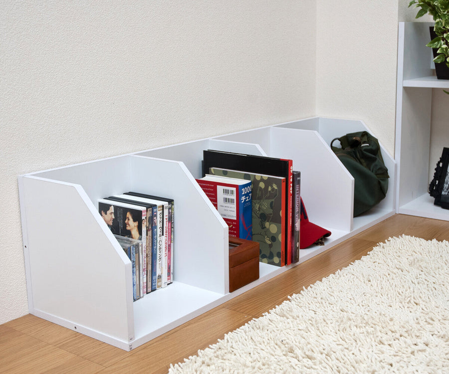 Basic design vertically connectable 3-tier/4-tier corner rack