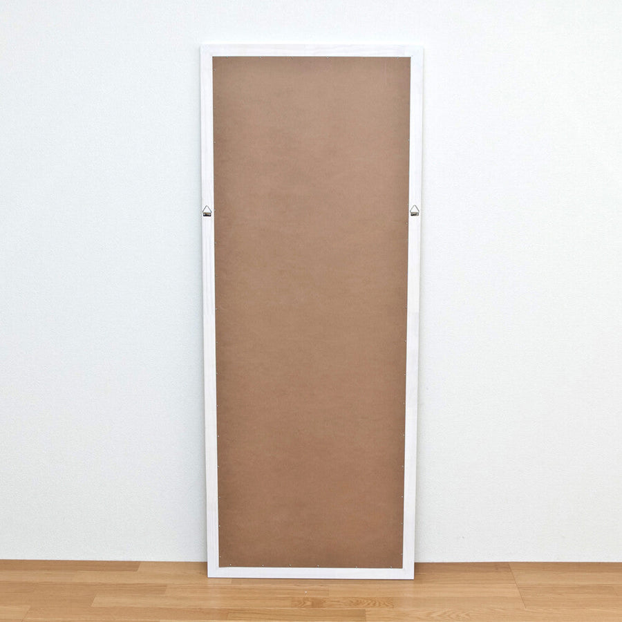 Standing type wooden frame jumbo mirror