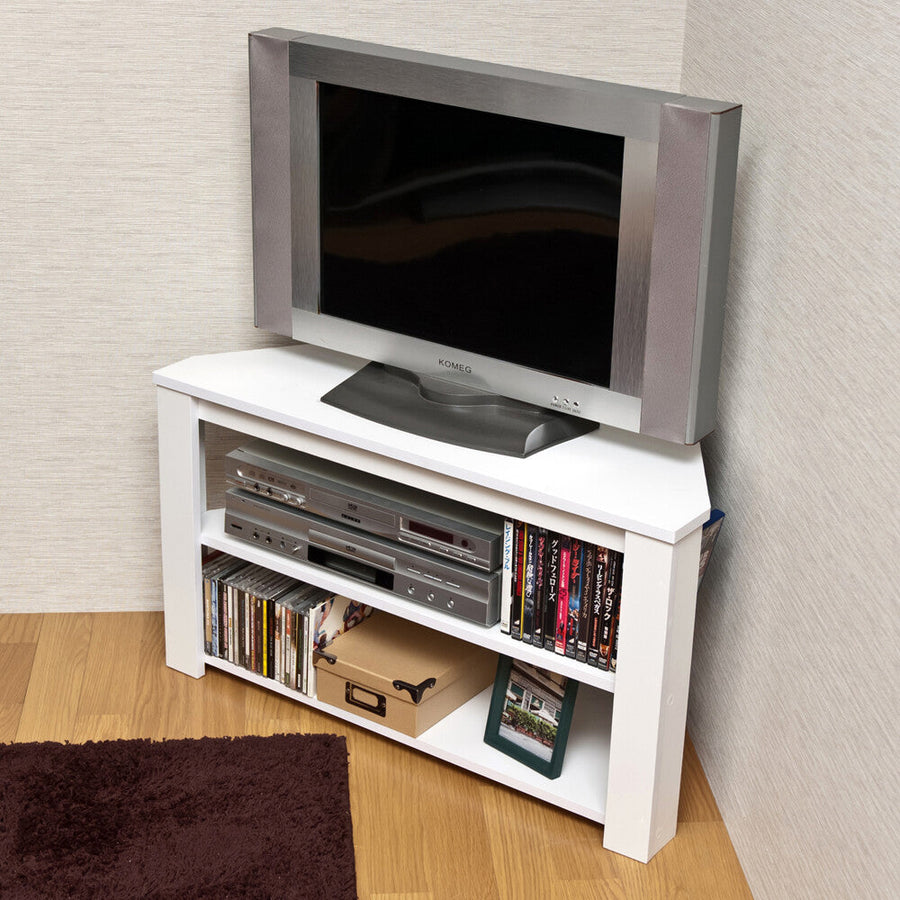 Basic design 32 inch corner TV stand