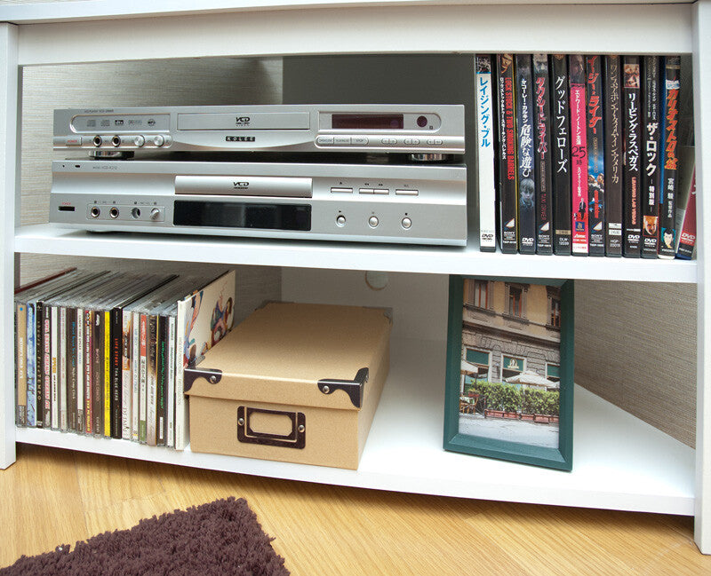Basic design 32 inch corner TV stand