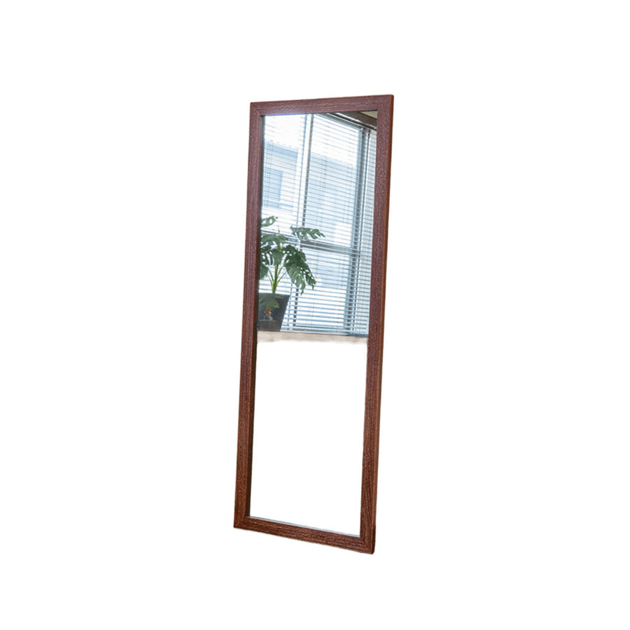 Antique wooden frame stand-up type jumbo mirror