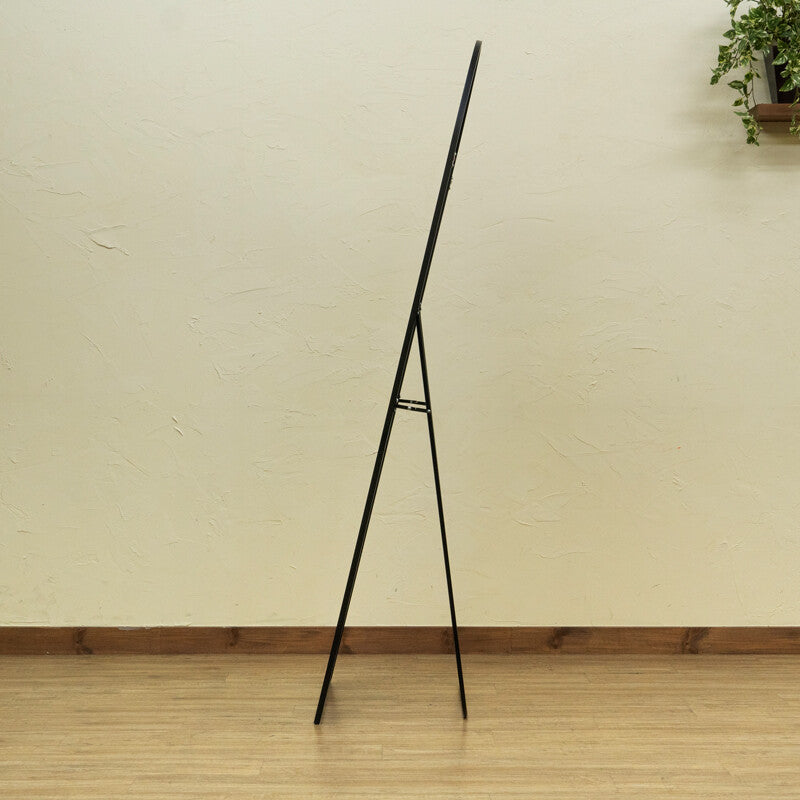 Simple aluminum frame jumbo stand mirror