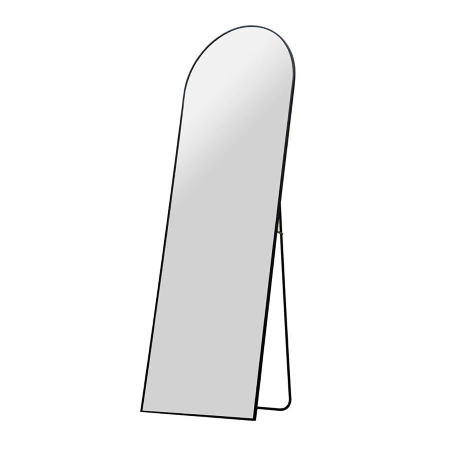 Simple aluminum frame jumbo stand mirror