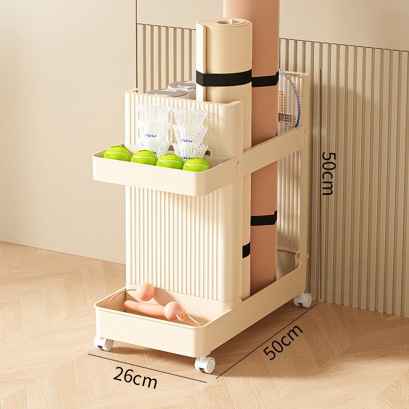 Yoga Mat Storage Cart