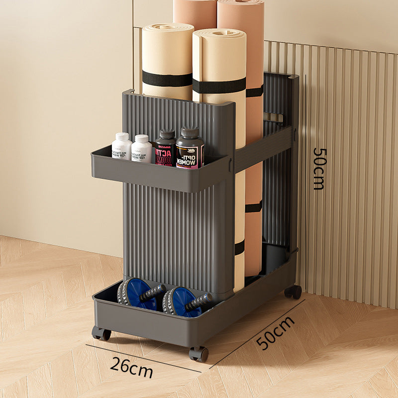 Yoga Mat Storage Cart