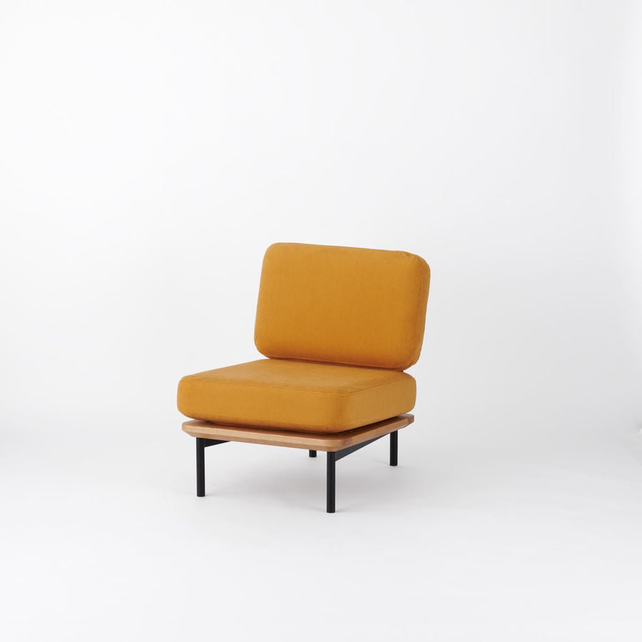KUUM Sofa 1 seater Steel Frame Natural クーム ソファ