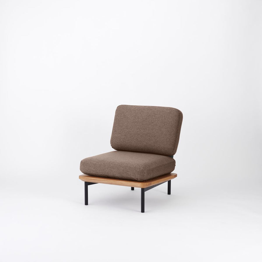 KUUM Sofa 1 seater Steel Frame Natural クーム ソファ