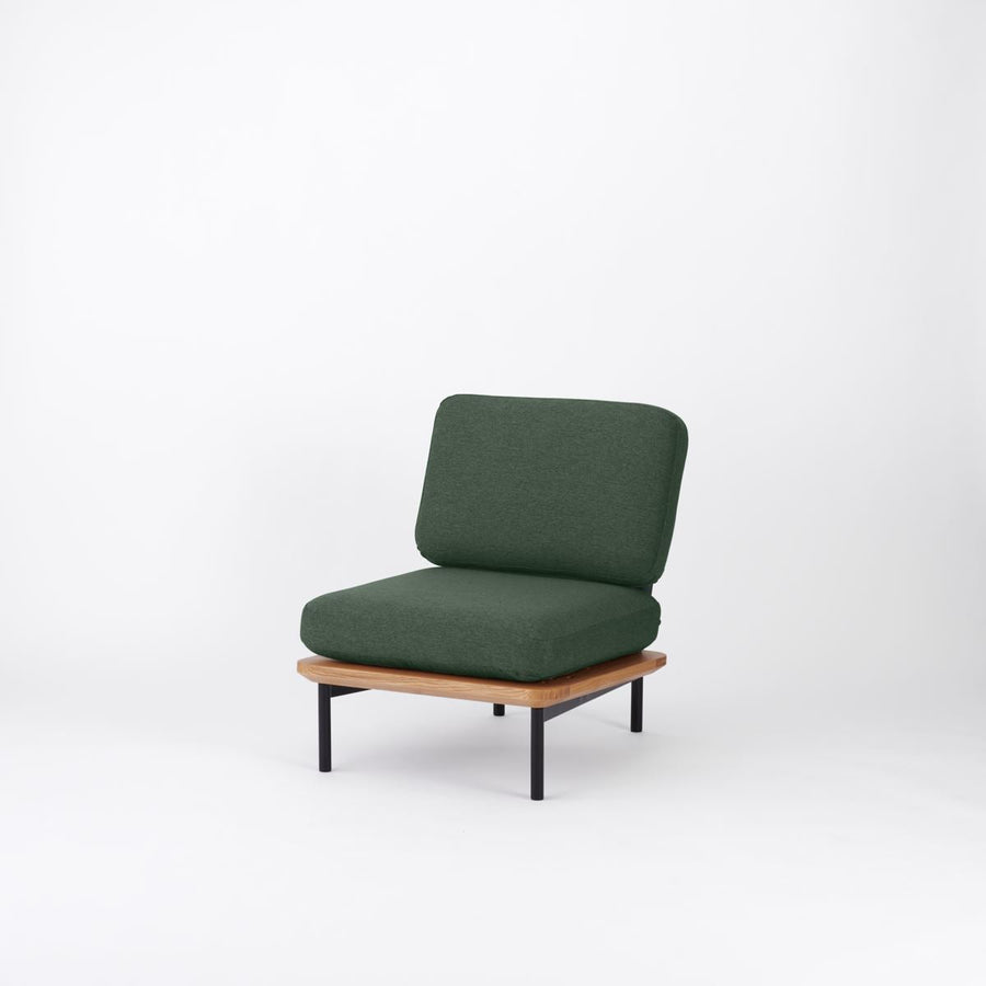 KUUM Sofa 1 seater Steel Frame Natural クーム ソファ