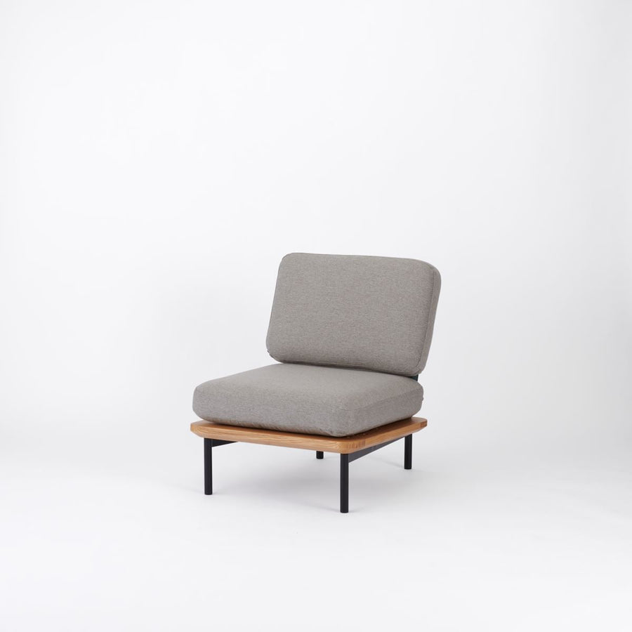 KUUM Sofa 1 seater Steel Frame Natural クーム ソファ