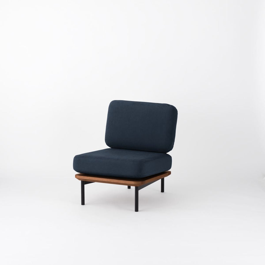 KUUM Sofa 1 seater Steel Frame Brown クーム ソファ