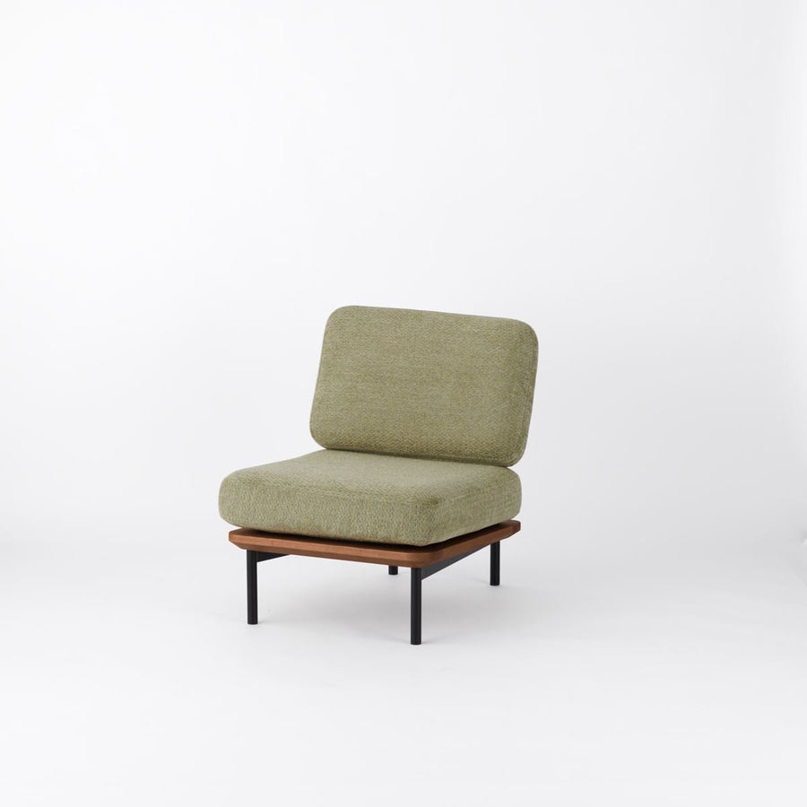 KUUM Sofa 1 seater Steel Frame Brown クーム ソファ