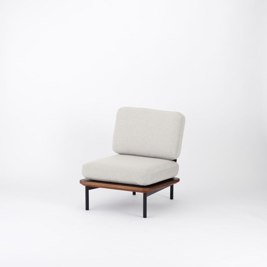KUUM Sofa 1 seater Steel Frame Brown クーム ソファ