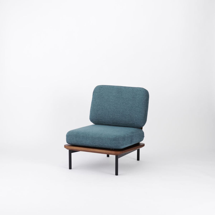 KUUM Sofa 1 seater Steel Frame Brown クーム ソファ