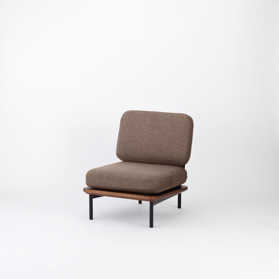 KUUM Sofa 1 seater Steel Frame Brown クーム ソファ