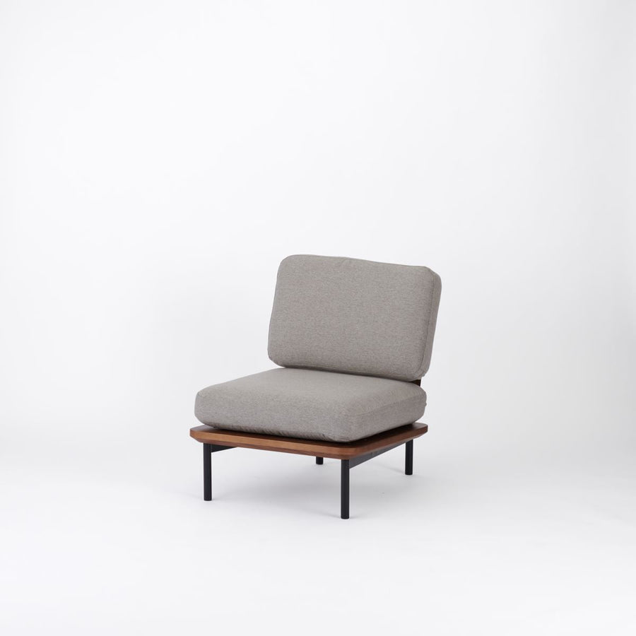 KUUM Sofa 1 seater Steel Frame Brown クーム ソファ