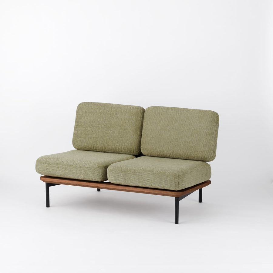 KUUM Sofa 2 seater Steel Frame Brown クーム ソファ