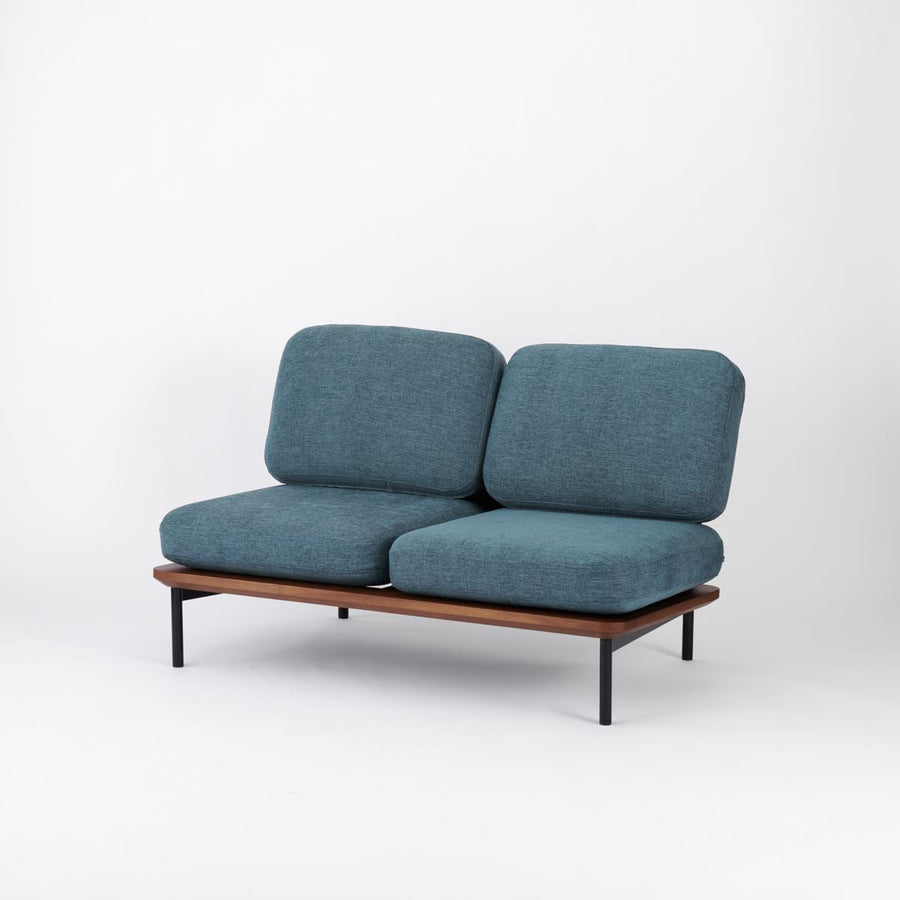KUUM Sofa 2 seater Steel Frame Brown クーム ソファ