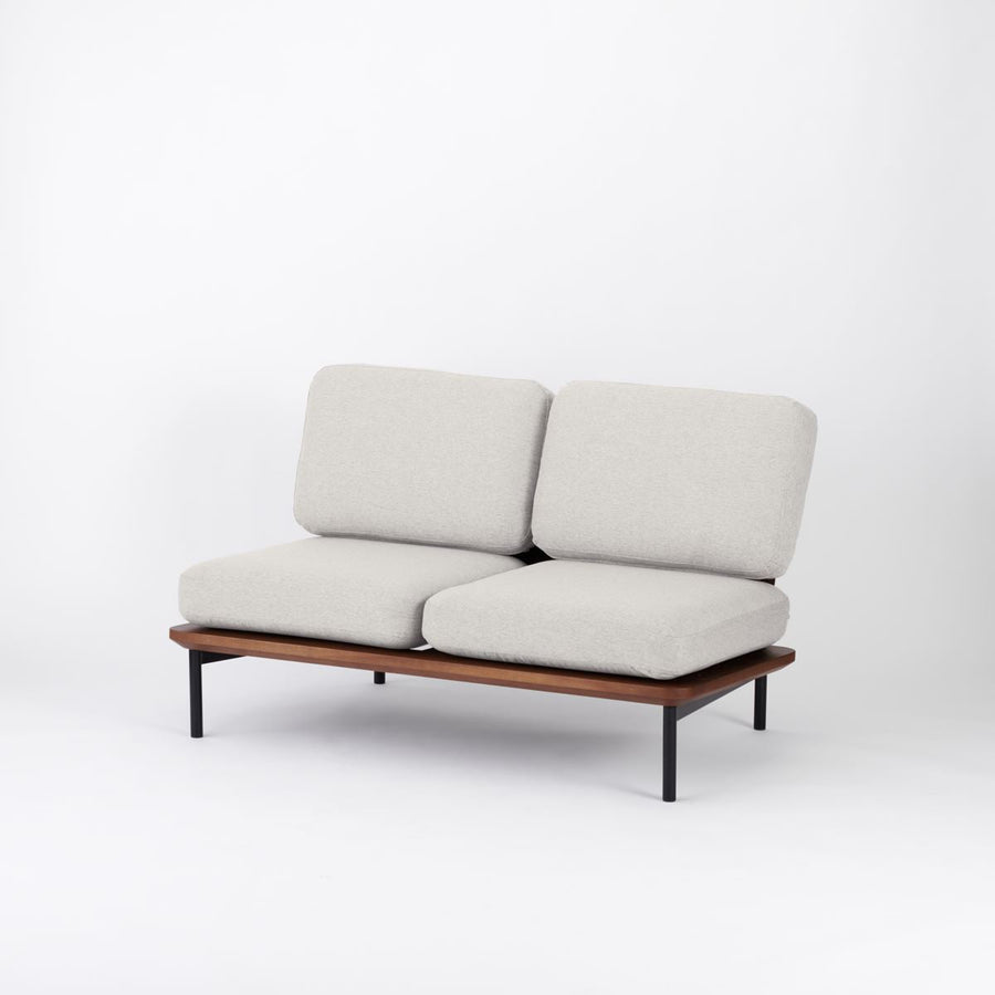 KUUM Sofa 2 seater Steel Frame Brown クーム ソファ