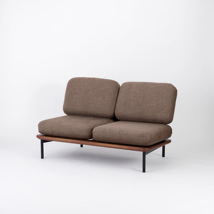 KUUM Sofa 2 seater Steel Frame Brown クーム ソファ