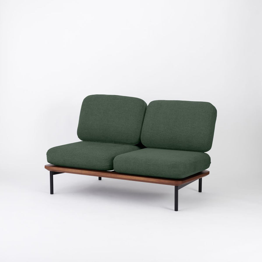 KUUM Sofa 2 seater Steel Frame Brown クーム ソファ