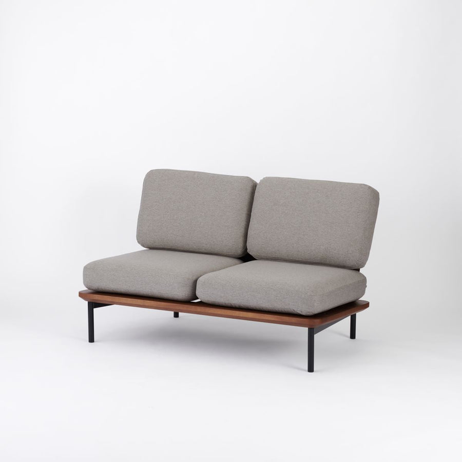 KUUM Sofa 2 seater Steel Frame Brown クーム ソファ