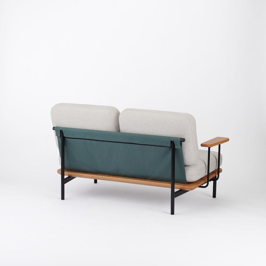 KUUM Sofa 2 seater Double arm Steel Frame Natural クーム ソファ