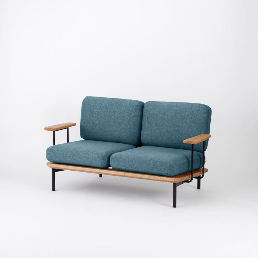 KUUM Sofa 2 seater Double arm Steel Frame Natural クーム ソファ