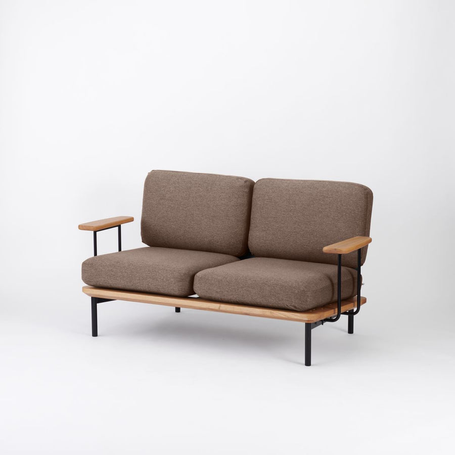 KUUM Sofa 2 seater Double arm Steel Frame Natural クーム ソファ