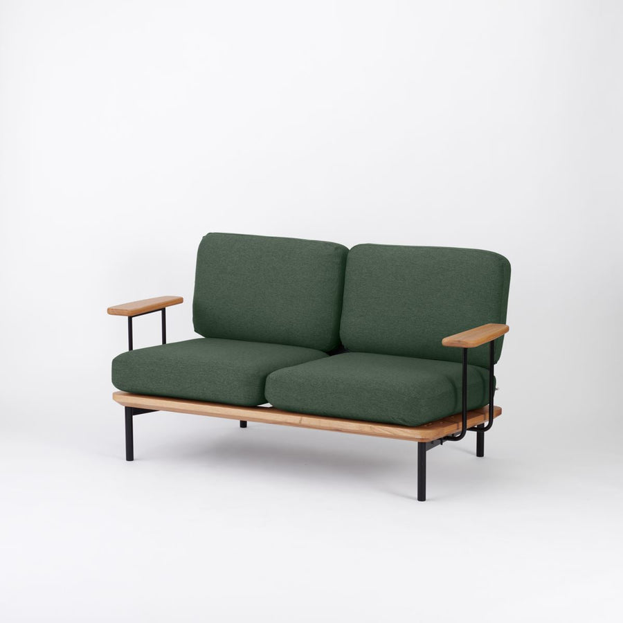 KUUM Sofa 2 seater Double arm Steel Frame Natural クーム ソファ