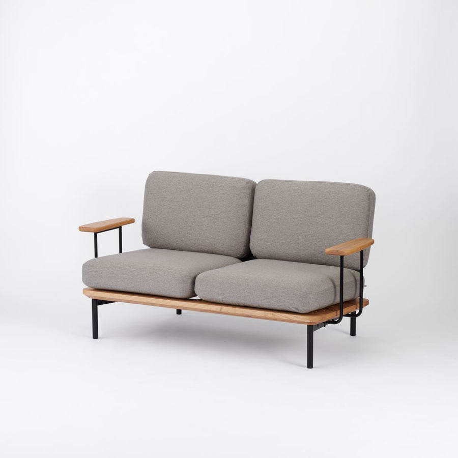 KUUM Sofa 2 seater Double arm Steel Frame Natural クーム ソファ